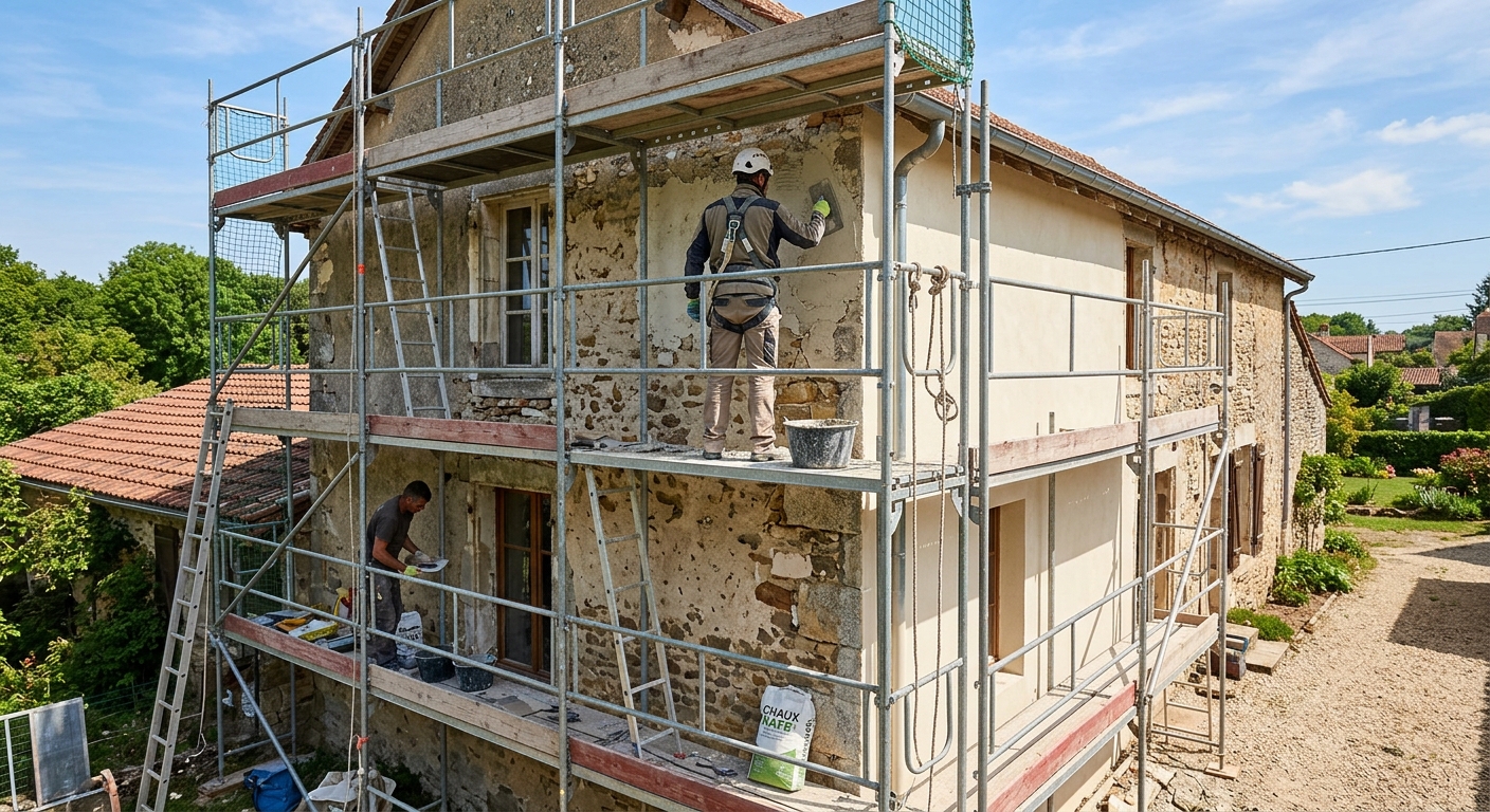 Ravalement de fa&ccedil;ade en Loire-Atlantique